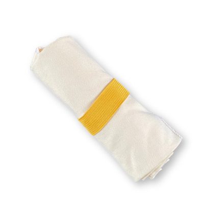 serviette de table jaune